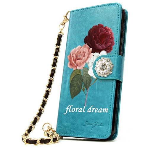 케이투코프 LG 벨벳 플로랄드림 플라워 꽃 장신구 지갑형 손목체인 케이스