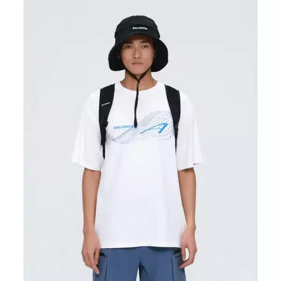 살로몬 반팔 티셔츠 S262001HTS56 WHT DOM