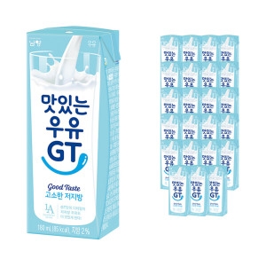 남양유업 맛있는우유 GT 고소한 저지방우유 190ml (6개)