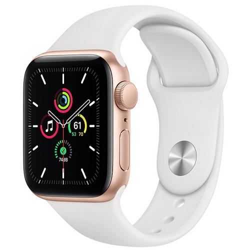 APPLE 워치 SE 40mm 골드 알루미늄 (스포츠밴드)_이미지