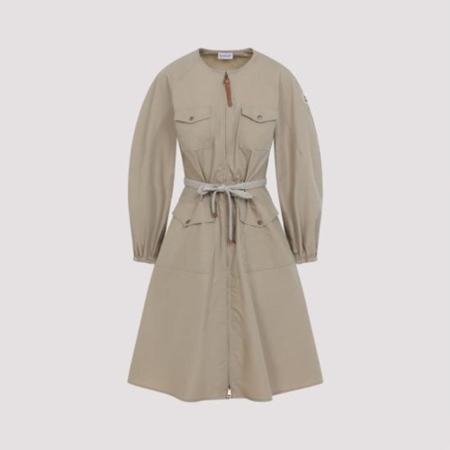 몽클레르 숏 원피스 L10932G00008 59866 202 BEIGE_이미지