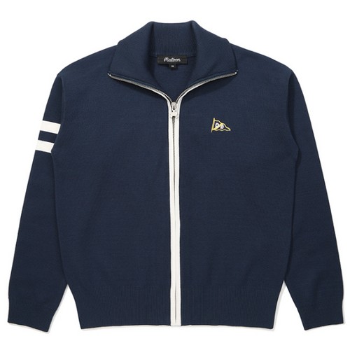 말본골프 니트 집업 가디건 M6122PKO11NVY_이미지