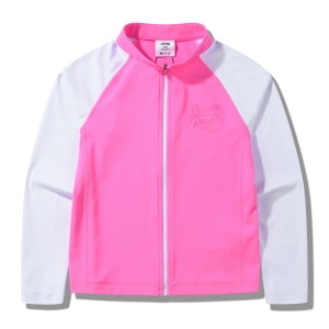  지프키즈 JEEPKIDS 여아 나글란 레쉬가드 집업 KQ3RGF011