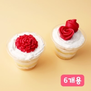 카네이션 어버이날 컵케이크 6인용 가정의달 만들기 DIY 세트