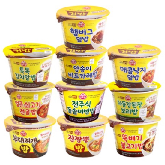 오뚜기 컵밥 10종 세트_1 (총10개)이미지입니다. 누르면 해당 게시물로 새창이동합니다.