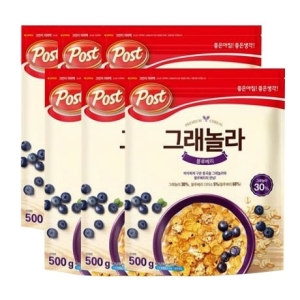동서식품 포스트 그래놀라 블루베리 500g (6개)_이미지
