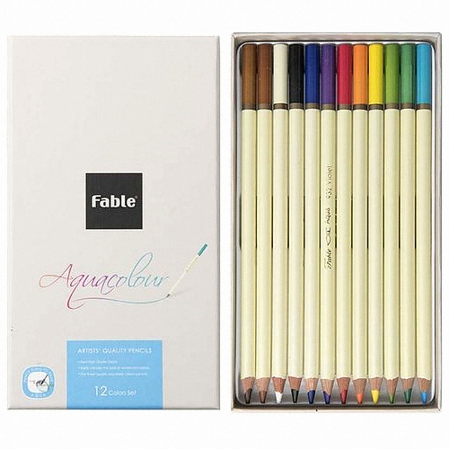 동아연필 파블 수채 색연필 [12색]