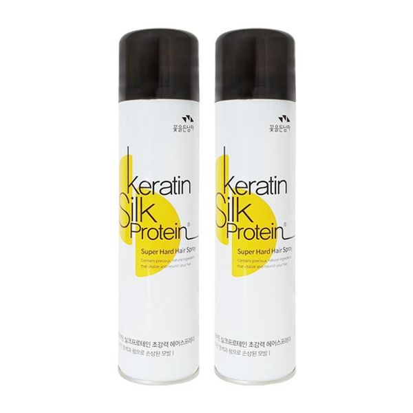 꽃을든남자 케라틴 실크 프로테인 초강력 헤어 스프레이 300ml (2개)_이미지