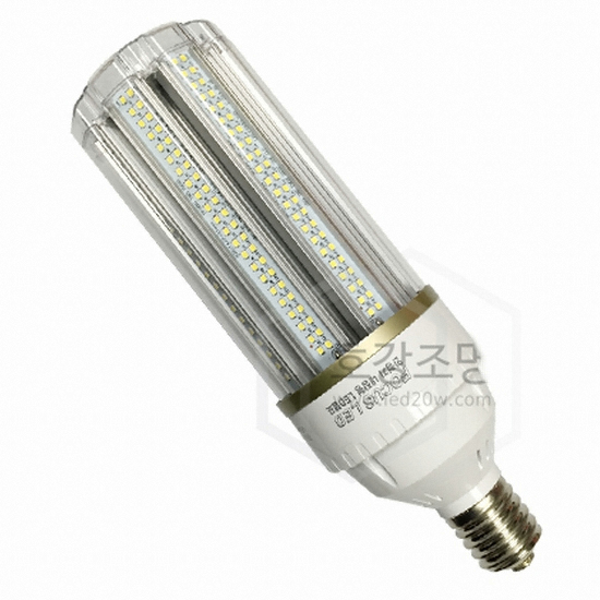 포커스 LED E39 투명 파워 보안등 주광색 75W