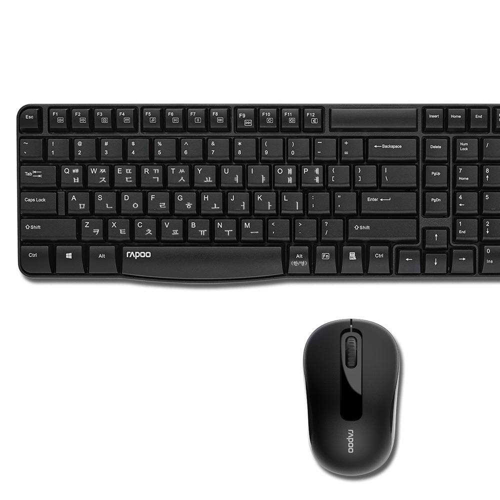 RAPOO X1800S 무선 키보드 마우스 세트_이미지