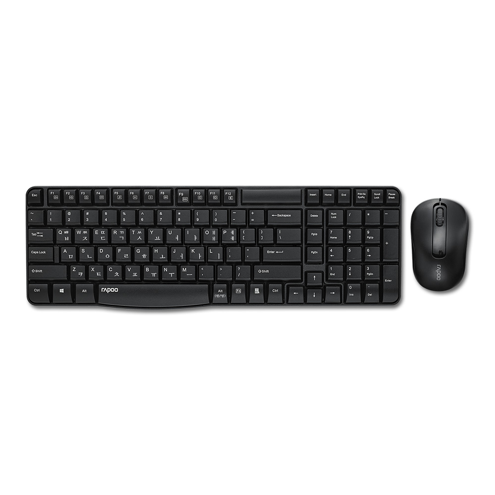 RAPOO X1800S 무선 키보드 마우스 세트