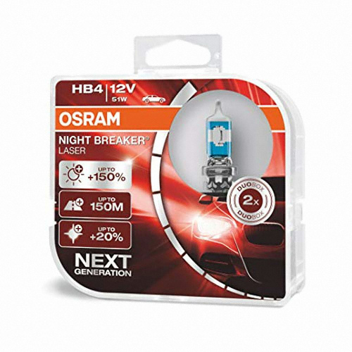 오스람 나이트 브레이커 레이저 150 2개 (9006, 51W)_이미지