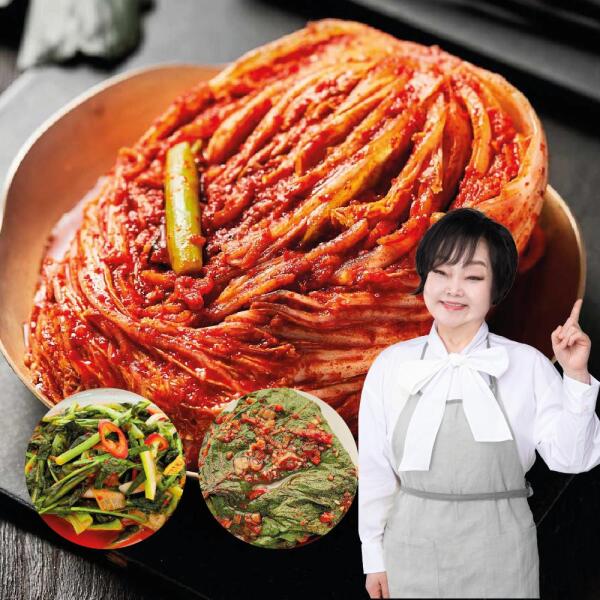  도미솔식품 키친스토리 빅마마 이혜정의 맛있는 포기김치 8kg + 열무김치 2kg + 깻잎김치 0.5kg [1개]