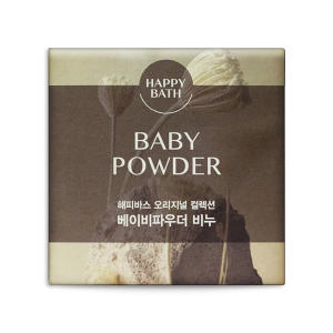 해피바스 오리지널 컬렉션 베이비파우더 비누90g (1개)_이미지