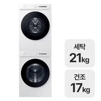 삼성전자 그랑데 AI <b>WF21CB6850BW</b>+ DV17CB6800BW