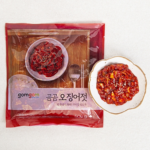 쿠팡 곰곰 오징어젓 500g (5개)_이미지