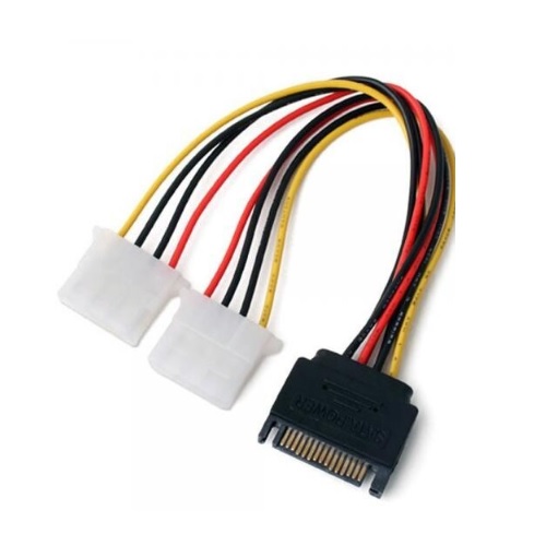 티테크놀로지 T-S-2IDE SATA to IDE 4P 전원 변환 케이블 (0.17m)_이미지