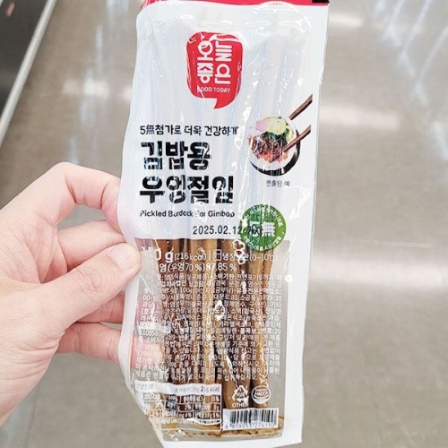 롯데마트 오늘좋은 김밥용 우엉절임 150g (1개)_이미지