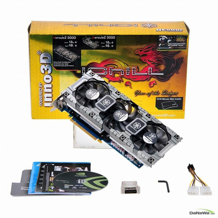 INNO3D iChiLL 지포스 GTX680 HerculeZ 3000 OC D5 2GB_이미지