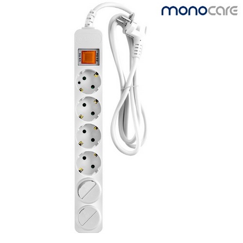 대현써지오 모노케어 6구 16A 메인스위치 멀티탭 (1.5m)_이미지