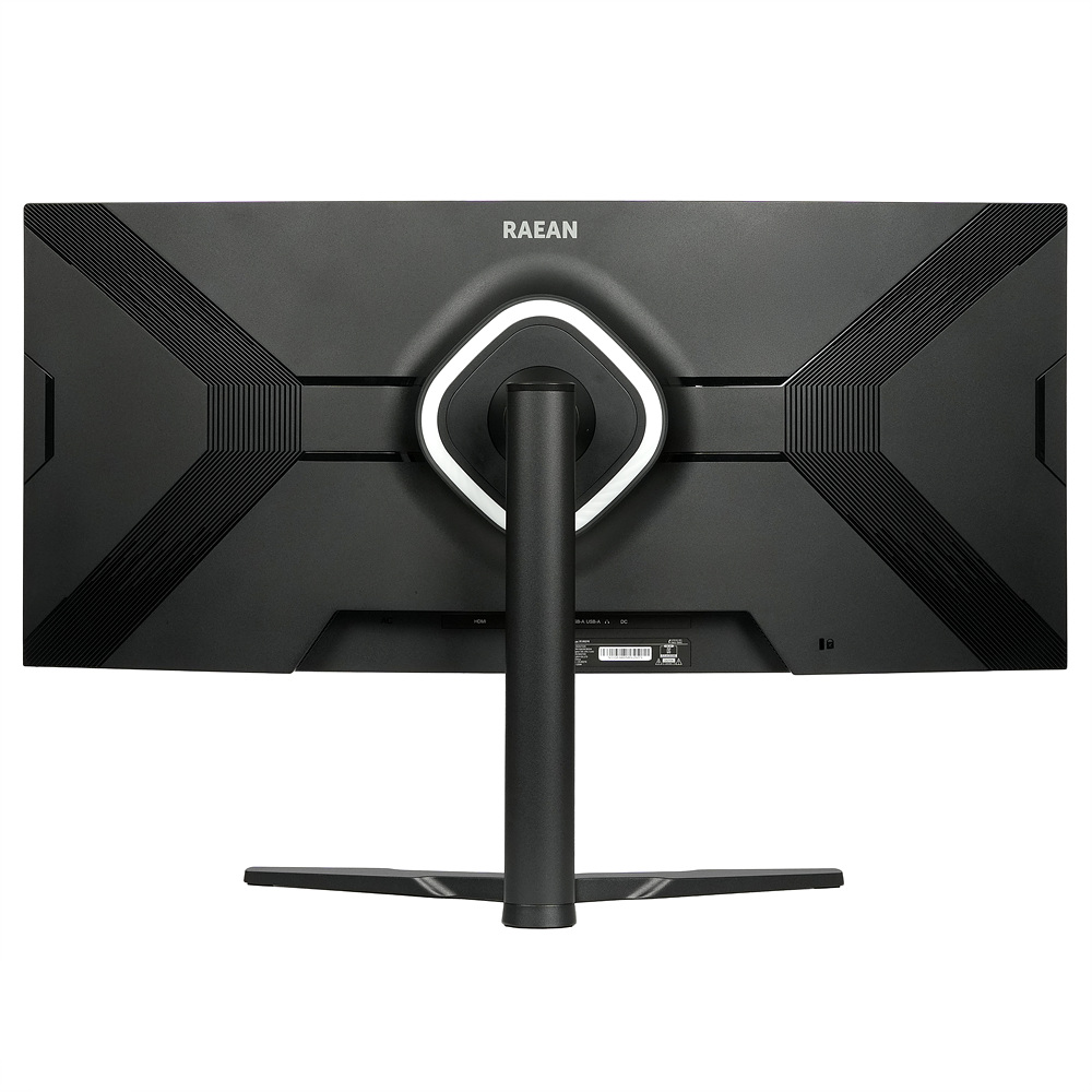 래안텍 PANTHEON CQA34C80SM 블랙 FastVA 180 UWQHD PD65 멀티스탠드 무결점_이미지