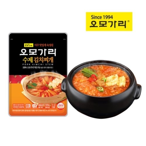 60년 전통의맛 묵은지 김치찌개 500g x 6개