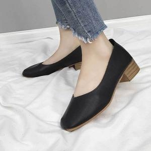 W8AF0DF 굽있는 플랫 슈즈 여자 단화 캐주얼 데일리 42083 본상품선택 베이지-235mm 본상품선택