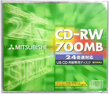 미쓰비시 CD-RW 700MB 24x 쥬얼 (10장)