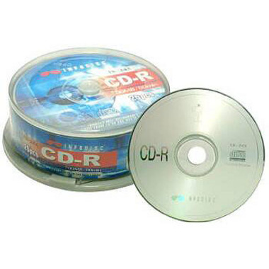 인포디스크 인포디스크 700MB 24x 케익 25장_이미지