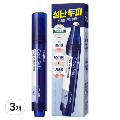 닥터지 두피랩 쿨 솔트 스칼프 트러블 앰플 15ml (3개)_이미지
