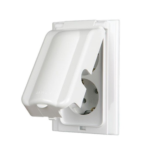 진흥전기 FS시리즈 매입 방우 2구 세로형 콘센트