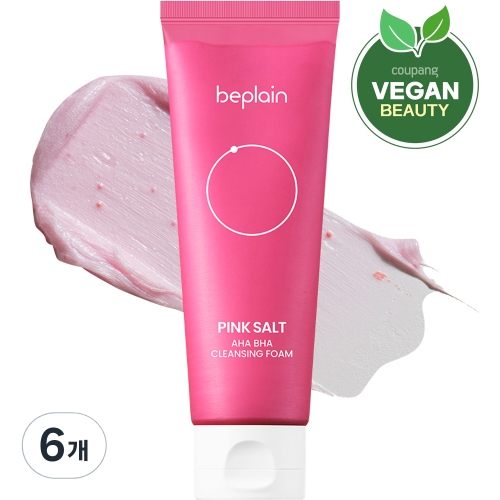 비플레인 핑크솔트 아하 바하 클렌징폼 120ml (6개)_이미지