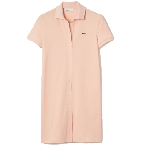 동일드방레 라코스테 레귤러핏 오픈 폴로 드레스 EF5468-51G (Z0E, 인디핑크)