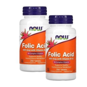 나우푸드 엽산 800mcg 250캡슐 (2개)_이미지