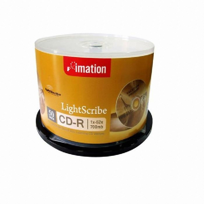 이메이션 CD-R 700MB 52x 케익 50장 LightScribe