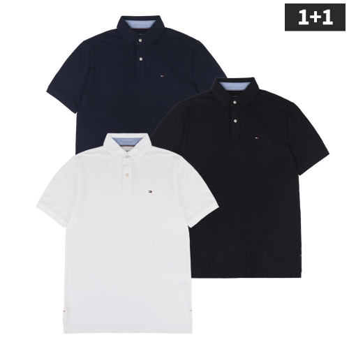 타미힐피거 1+1 스몰로고 피케 폴로 셔츠 PK 반팔_13H18_이미지