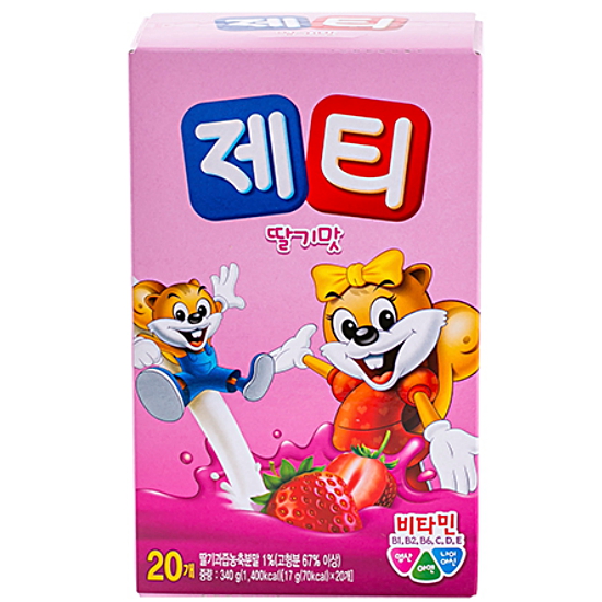 동서식품 제티 딸기맛 20T (10개)