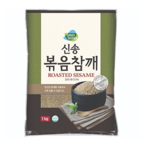 신송식품 볶음참깨 (1kg,1개)_이미지