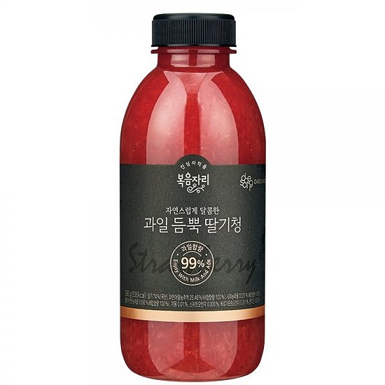 복음자리 자연스럽게 달콤한 과일 듬뿍 딸기청 580g (2개)