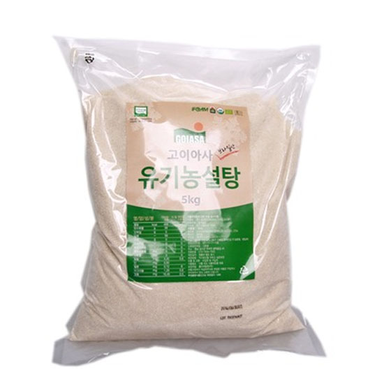 고이아사 유기농 설탕 5kg (2개)_이미지