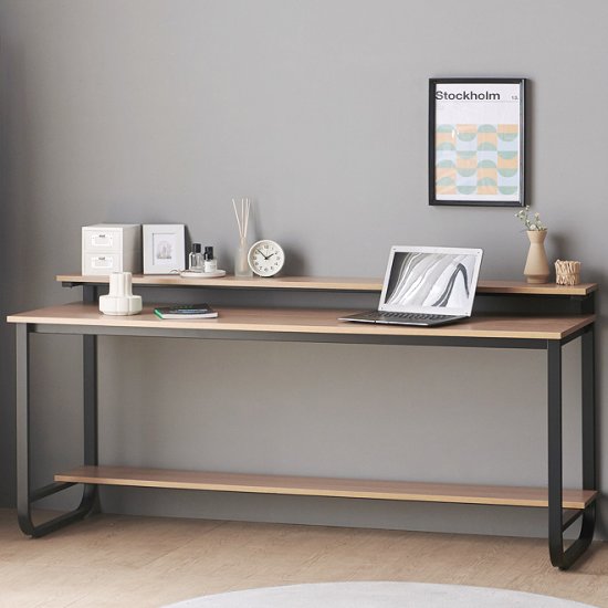 헤이미쉬홈 샘스틸 1단 철제 컴퓨터 책상  (1800x620)_이미지