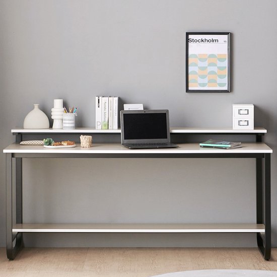 헤이미쉬홈 샘스틸 1단 철제 컴퓨터 책상  (1800x620)_이미지
