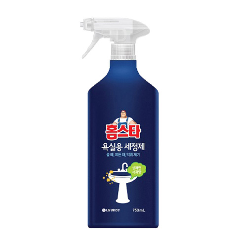 LG생활건강 홈스타 맥스프레쉬 욕실용 세정제 750ml (4개)