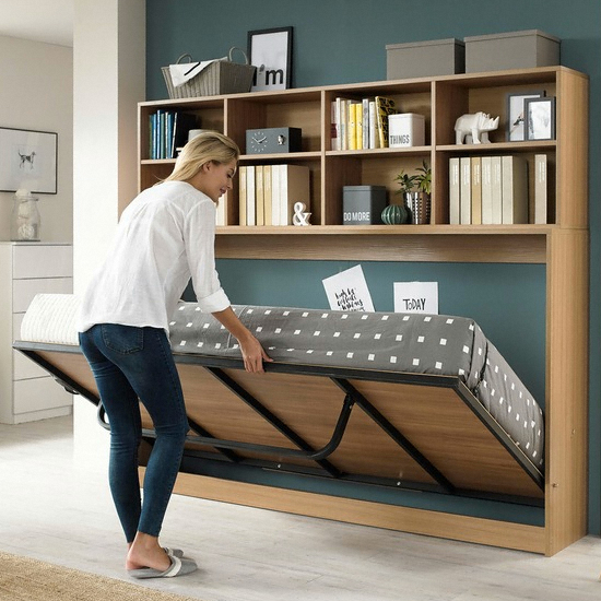 YK스토리 스마트 월베드 침대 SS (매트별도)_이미지