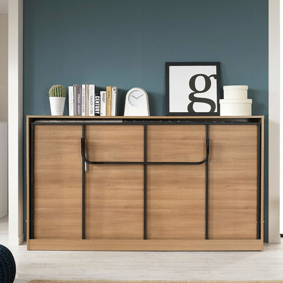 YK스토리 스마트 월베드 침대 SS (매트별도)_이미지