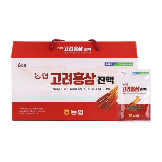 충북인삼농협 농협 고려홍삼진액 70ml 30포 (1개)_이미지