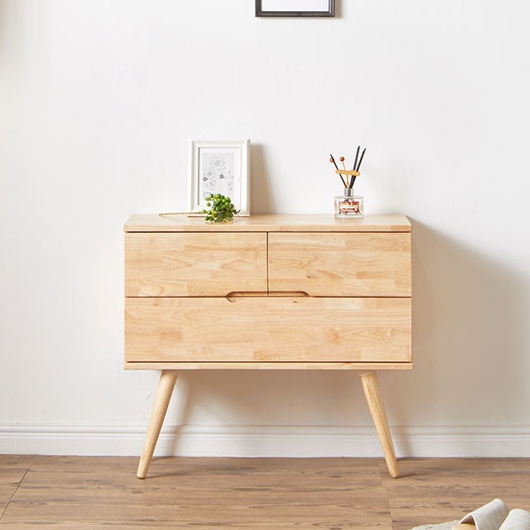 히트가구 L262 원목 수납 화장대 800