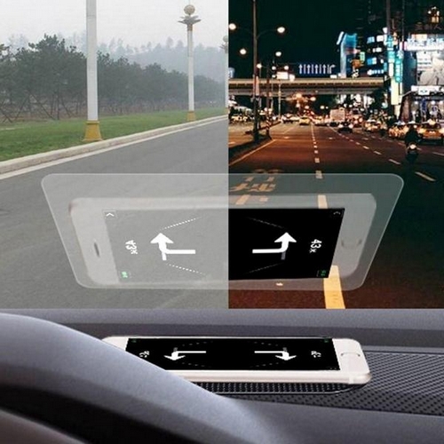 HUD 반사 필름 헤드업 디스플레이 미러링 소형 (1개)