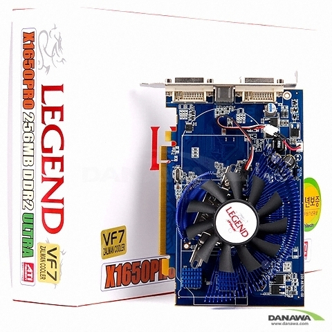 유니텍전자 LEGEND 라데온 X1650Pro LEGEND Ultra D2 256MB 잘만_이미지