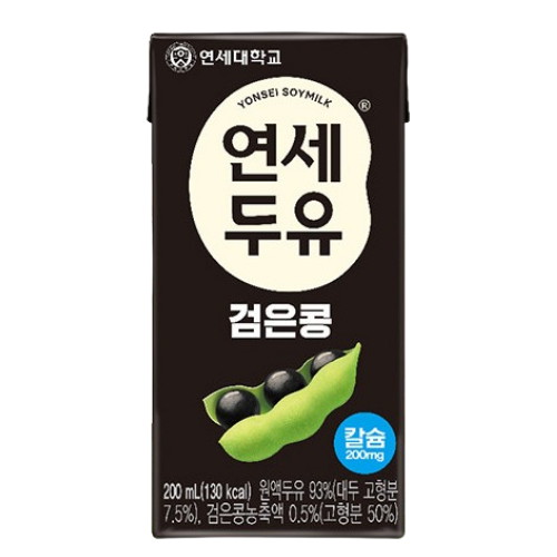 연세유업 검은콩 두유 200ml (24개)_이미지
